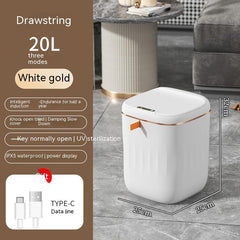 Smart Sensor Trash Can with Lid – Automatic Touchless Dustbin for Kitchen, Bedroom, Living Room & Car
