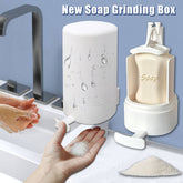 Premium Wall-Mounted Soap Grinder Dispenser – Hygienic, Waterproof & Eco-Friendly Soap Powder Organizer for Bathroom, Kitchen, Hotels & Gyms