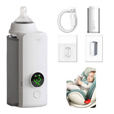Portable Wireless Baby Bottle Warmer – USB Rechargeable Constant Temperature Milk Heating Bag (Universal Fit)
