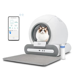 Automatic Self-Cleaning Cat Litter Box - App-Controlled, Ideal for Your Cat