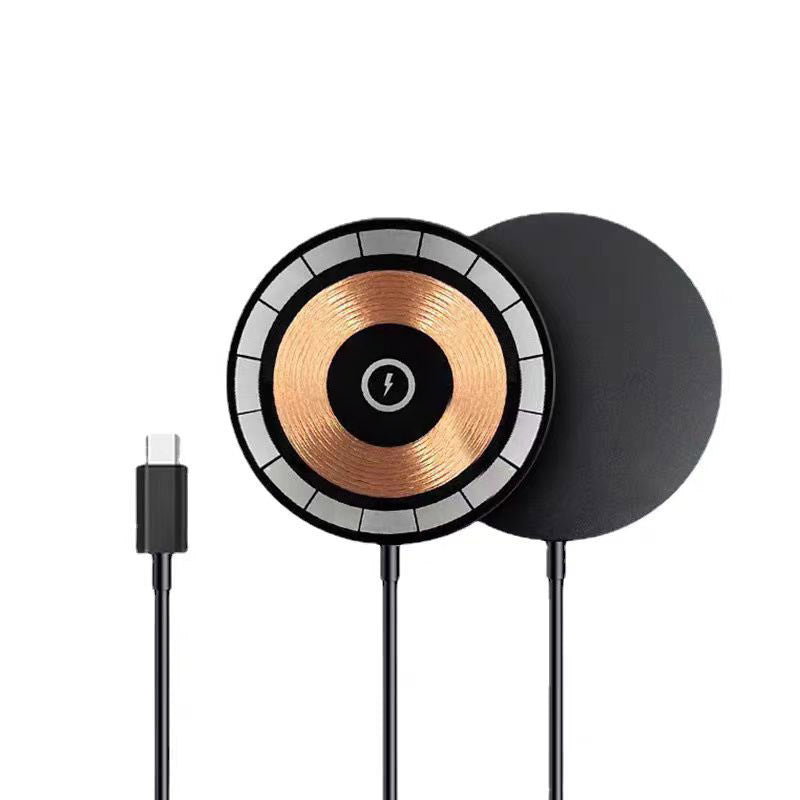 Magnetic Wireless Charger – 15V Fast Charging Type-C Phone Stand, Single or 2-Piece Bundle