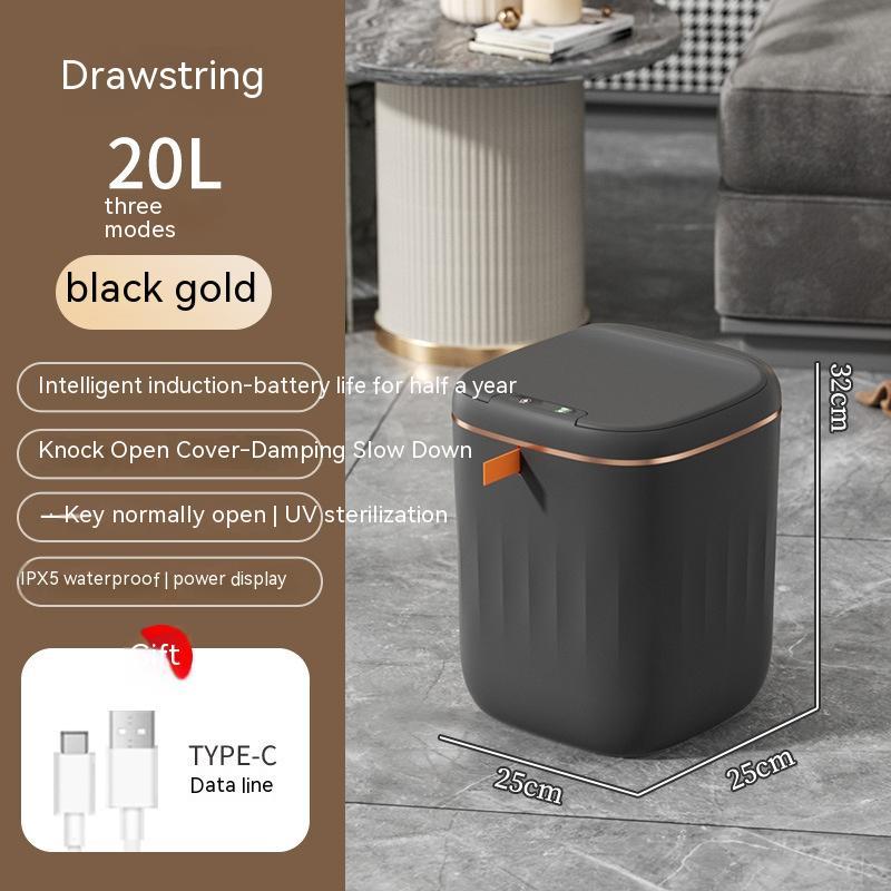 Smart Sensor Trash Can with Lid – Automatic Touchless Dustbin for Kitchen, Bedroom, Living Room & Car
