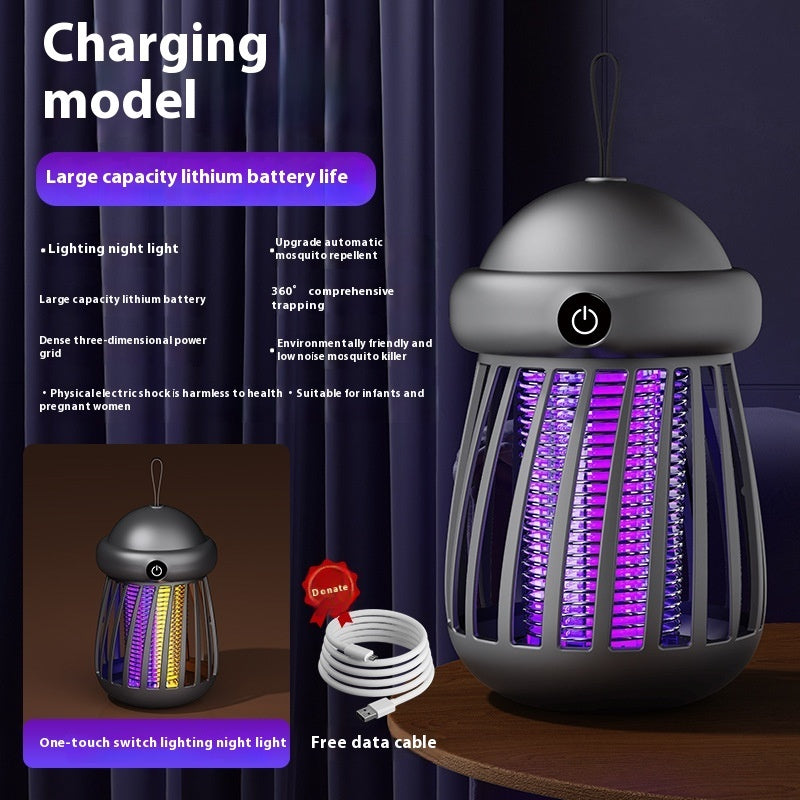 USB Rechargeable Mosquito Killer Lamp – Silent, Safe & Powerful Insect Trap