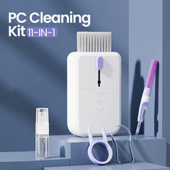 11-in-1 Portable Tech Cleaning Kit – Keyboard, Earbuds, Screen & Gadget Care Set with Storage Case