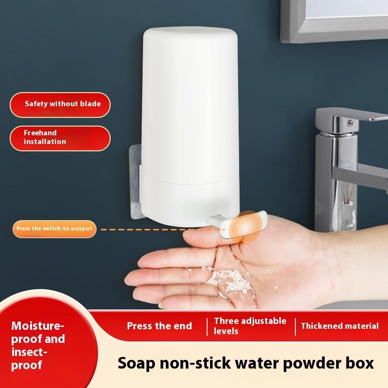 Premium Wall-Mounted Soap Grinder Dispenser – Hygienic, Waterproof & Eco-Friendly Soap Powder Organizer for Bathroom, Kitchen, Hotels & Gyms