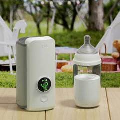 Portable Wireless Baby Bottle Warmer – USB Rechargeable Constant Temperature Milk Heating Bag (Universal Fit)