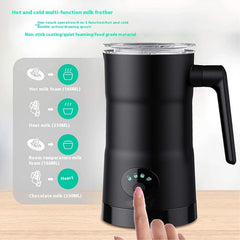 Automatic Electric Milk Frother – 4-in-1 Premium Household Milk & Latte Maker