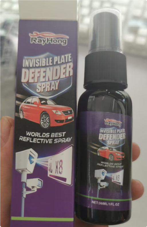 Clear Coat Invisible License Plate Spray – Anti-Detection Protection
