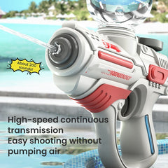 High-Tech Electric Water Gun – Automatic Continuous Shooting, Large Summer Pool Toy for Kids & Adults