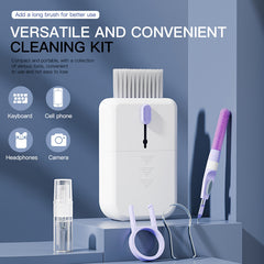 11-in-1 Portable Tech Cleaning Kit – Keyboard, Earbuds, Screen & Gadget Care Set with Storage Case